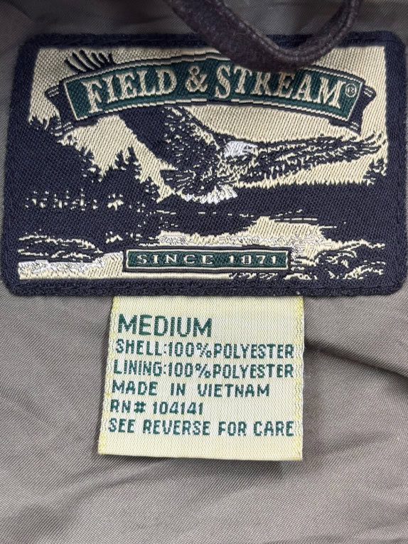 FIELD AND STREAM GIACCA DA CACCIA UTILITY CAMO UOMO PRE OWNED M