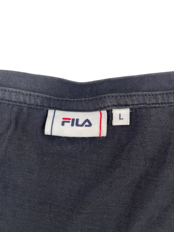 FILA ΑΜΑΝΙΚΗ ΜΠΛΟΥΖΑ (TANK TOP) ΜΕ ΜΕΓΑΛΟ ΛΟΓΟΤΥΠΟ ΜΑΥΡΗ ΓΥΝΑΙΚΕΙΑ LARGE