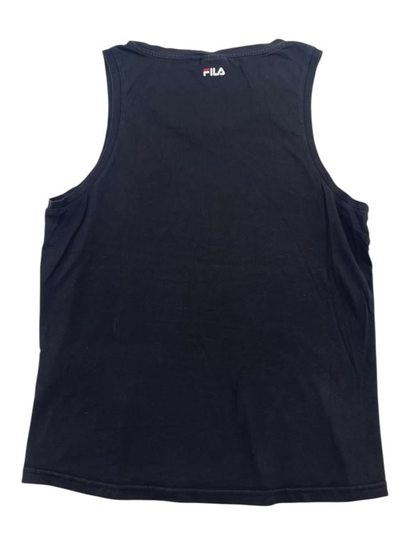 FILA ΑΜΑΝΙΚΗ ΜΠΛΟΥΖΑ (TANK TOP) ΜΕ ΜΕΓΑΛΟ ΛΟΓΟΤΥΠΟ ΜΑΥΡΗ ΓΥΝΑΙΚΕΙΑ LARGE