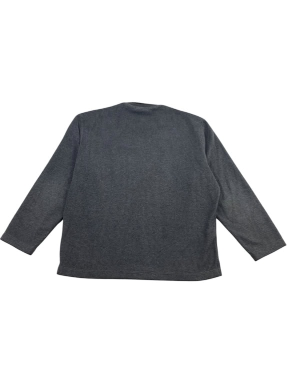 Fila Men’s Grey Sweatshirt with Embossed Logo Size XL