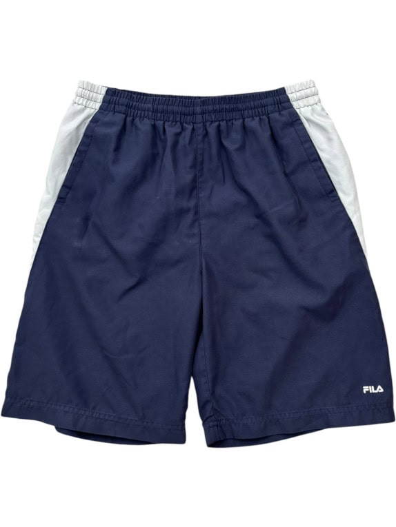 FILA SHORTS SPORTIVI SPORTSWEAR BLU NAVY UNISEX PRE OWNED S