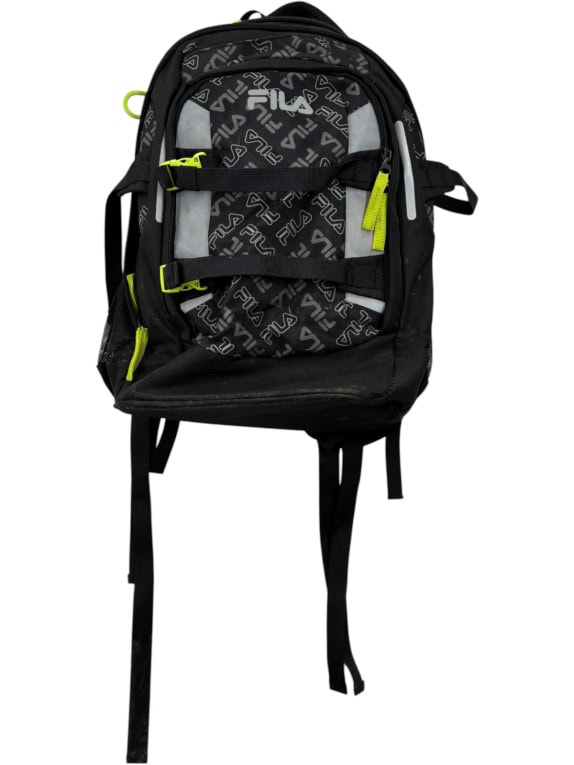 FILA BACKPACK STREETWEAR BLACK UNISEX PRE OWNED