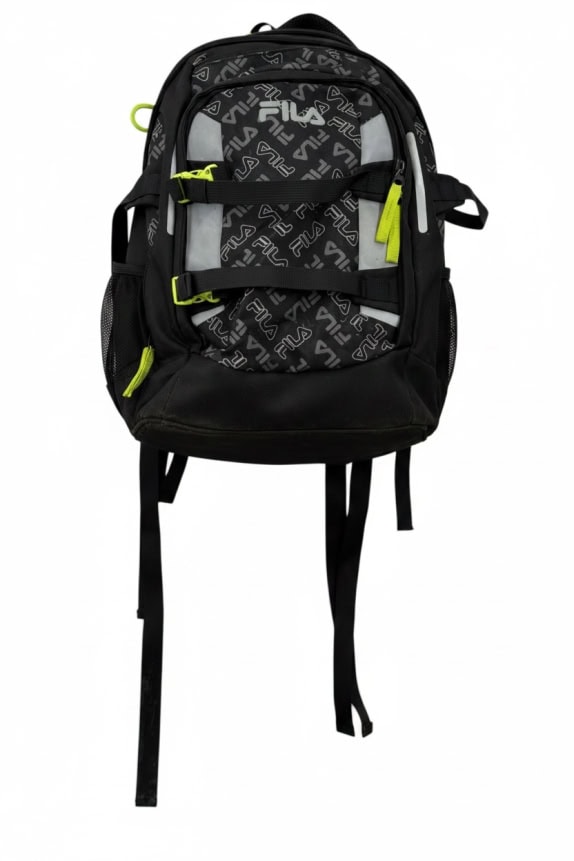 FILA BACKPACK STREETWEAR BLACK UNISEX PRE OWNED