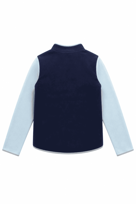 90s FILA FLEECE TOP MINIMAL BLUE MEN PRE OWNED M