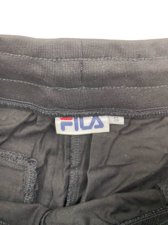 Fila Φόρμα Παντελόνι Μαύρη Ανδρική S
