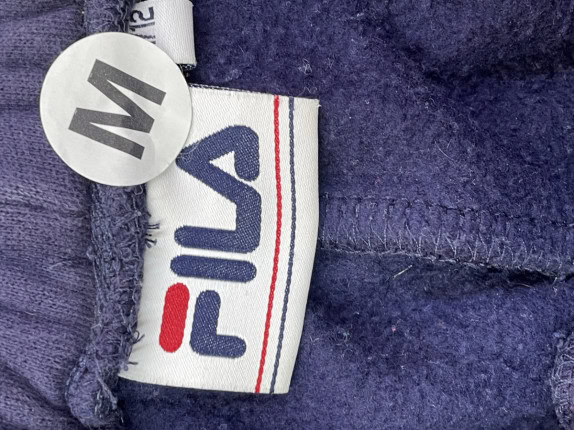FILA PANTALONI TUTA MINIMAL BLU UOMO PRE OWNED M