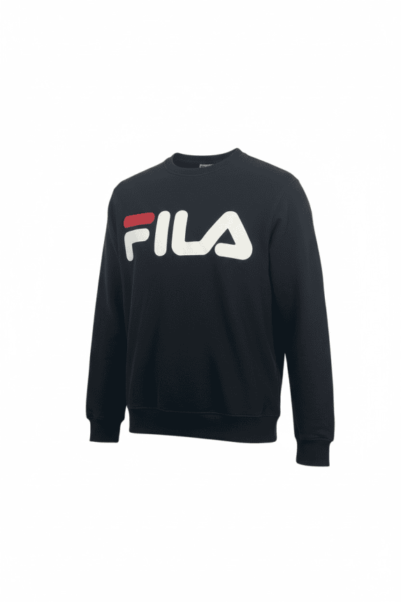 FILA Φούτερ Vintage Big Logo Μαύρο Unisex M