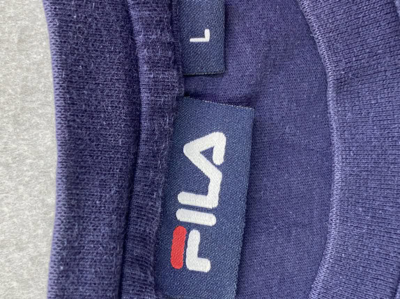 FILA GRAPHIC TEE SPORTSWEAR NAVY UOMO PRE OWNED L