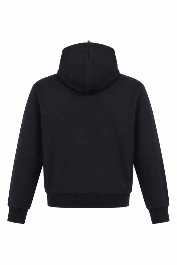 FILA FELPA CON CAPPUCCIO GRAPHIC NERA UOMO PRE OWNED S