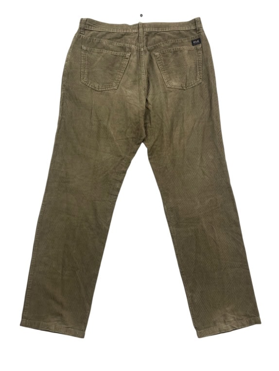 FILA Κοτλέ Παντελόνι Vintage Λογότυπο Χακί Ανδρικό XL