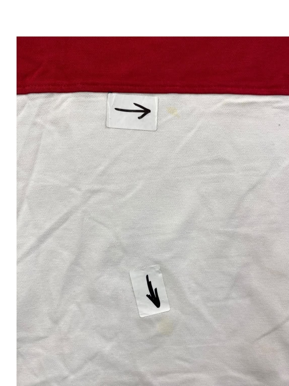 FILA ΜΠΛΟΥΖΑ POLO ΜΕ ΡΙΓΕΣ ΚΑΙ ΛΟΓΟΤΥΠΟ ΛΕΥΚΗ ΑΝΔΡΙΚΗ M