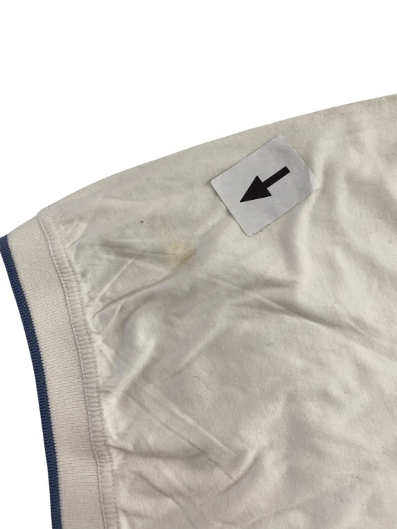 FILA ΜΠΛΟΥΖΑ POLO VINTAGE ΚΕΝΤΗΤΟ ΛΟΓΟΤΥΠΟ ΕΚΡΟΥ UNISEX XL preowned