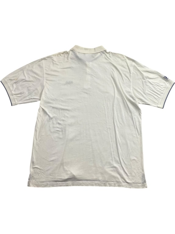FILA ΜΠΛΟΥΖΑ POLO VINTAGE ΚΕΝΤΗΤΟ ΛΟΓΟΤΥΠΟ ΕΚΡΟΥ UNISEX XL preowned