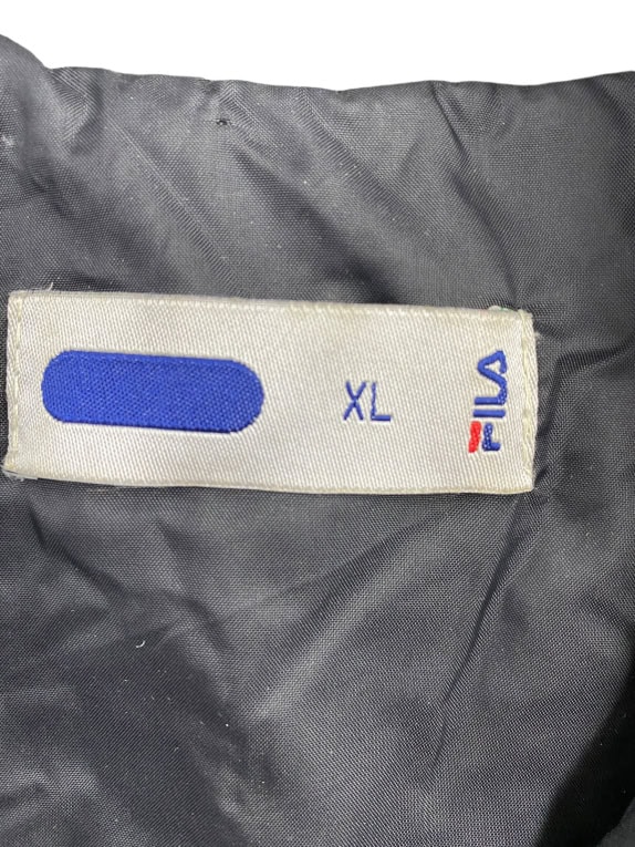 FILA PUFFER JACKET CASUAL LOGO BLACK WOMEN’S XL