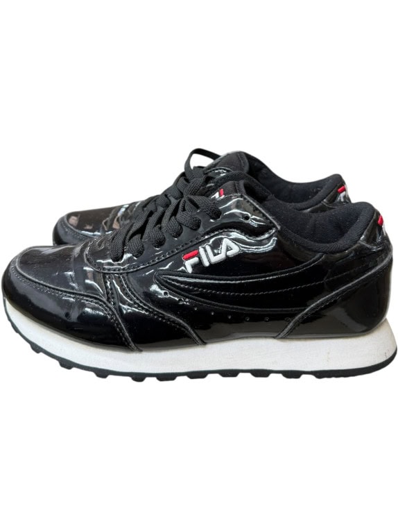 Fila Orbit Flow Wmn Patent Sneakers Μαύρα Glossy Γυναικεία EU 36