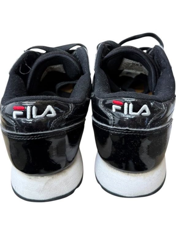 Fila Orbit Flow Wmn Patent Sneakers Μαύρα Glossy Γυναικεία EU 36