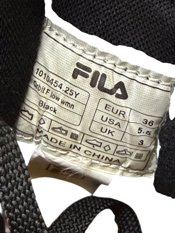 Fila Orbit Flow Wmn Patent Sneakers Μαύρα Glossy Γυναικεία EU 36