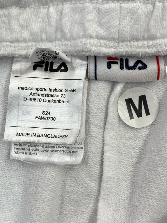 FILA ΠΑΝΤΕΛΟΝΙ ΦΟΡΜΑΣ SPORTSWEAR ΛΕΥΚΟ UNISEX PRE OWNED M