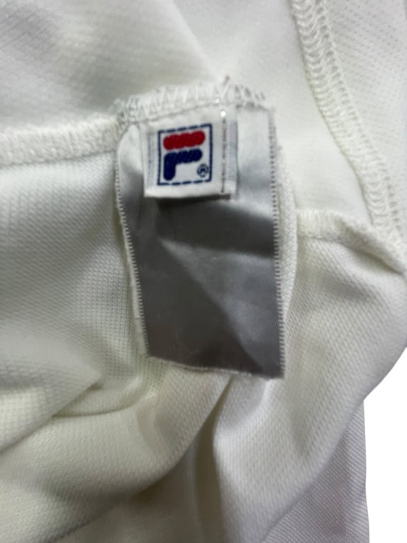 Fila Polo Λευκή με Πράσινες Λεπτομέρειες Ανδρική Large