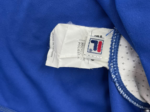 FILA Polo Shirt Performance Mesh Details Μπλε Ανδρικό Large