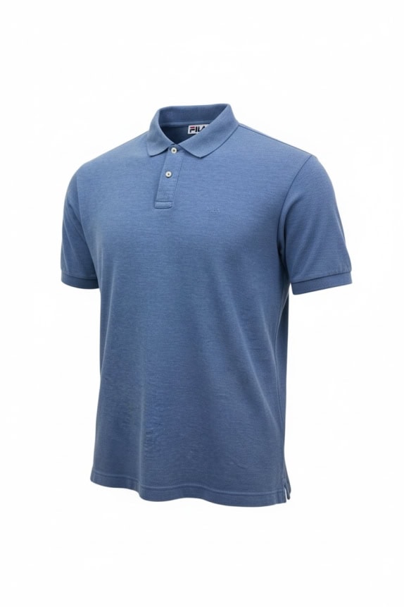 FILA POLO SHIRT VINTAGE ΜΕ ΛΟΓΟΤΥΠΟ ΜΠΛΕ ΑΝΔΡΙΚΟ XL