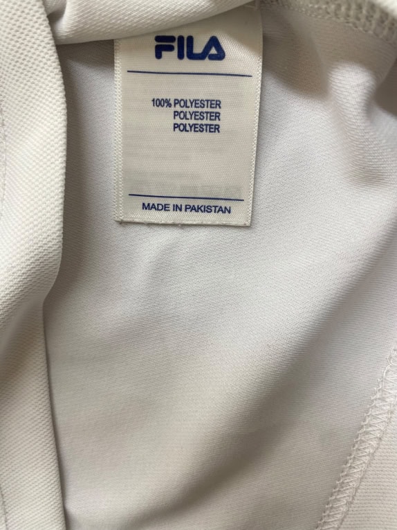 FILA VINTAGE POLO SHIRT WITH LOGO BLUE-WHITE MEN'S S