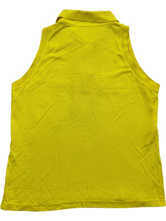 Fila Polo Sleeveless T-Shirt Vintage Logo Κίτρινο ΓΥΝΑΙΚΕΙΟ S