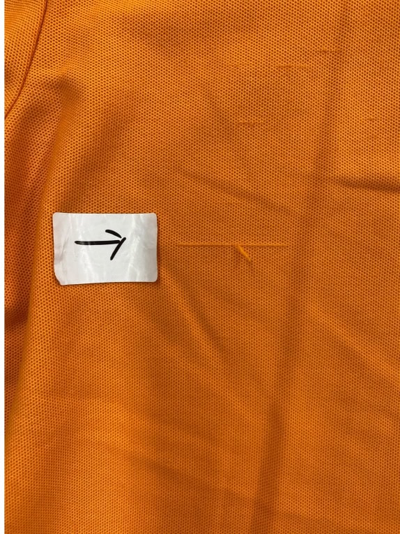 FILA Polo Vintage Logo Πορτοκαλί Ανδρικό S (48)