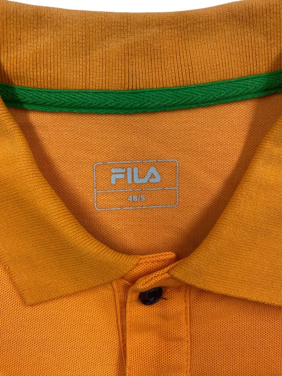 FILA Polo Vintage Logo Πορτοκαλί Ανδρικό S (48)