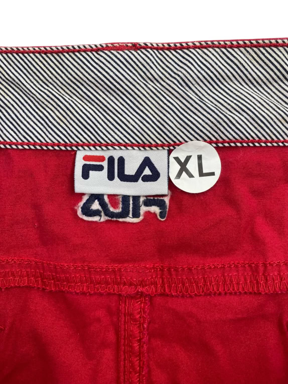 FILA SHORTS SPORTSWEAR ΚΟΚΚΙΝΟ ΓΥΝΑΙΚΕΙΟ PRE OWNED XL