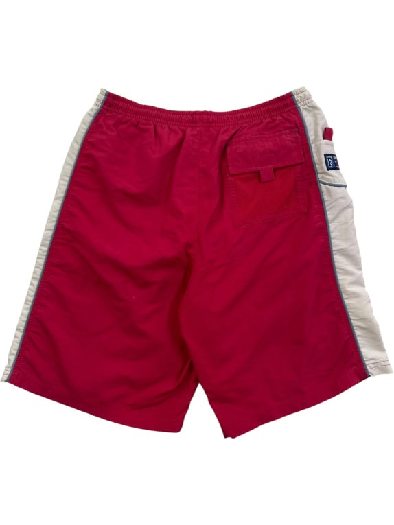 FILA Pantaloncini 90s Big Logo Rossi Unisex M