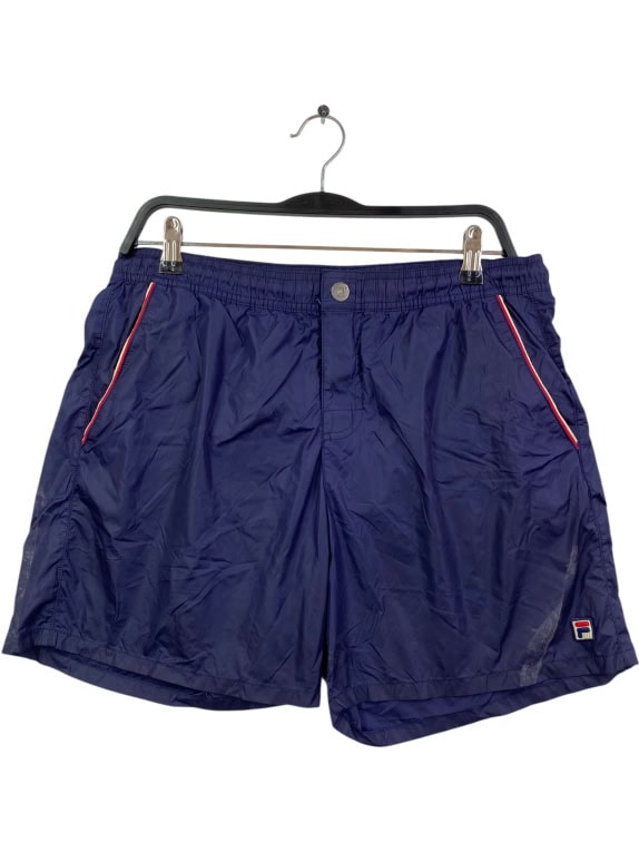 FILA ΣΟΡΤΣ ΜΑΓΙΟ VINTAGE NYLON ΜΕ LOGO PATCH ΜΠΛΕ ΣΚΟΥΡΟ ΑΝΔΡΙΚΟ L
