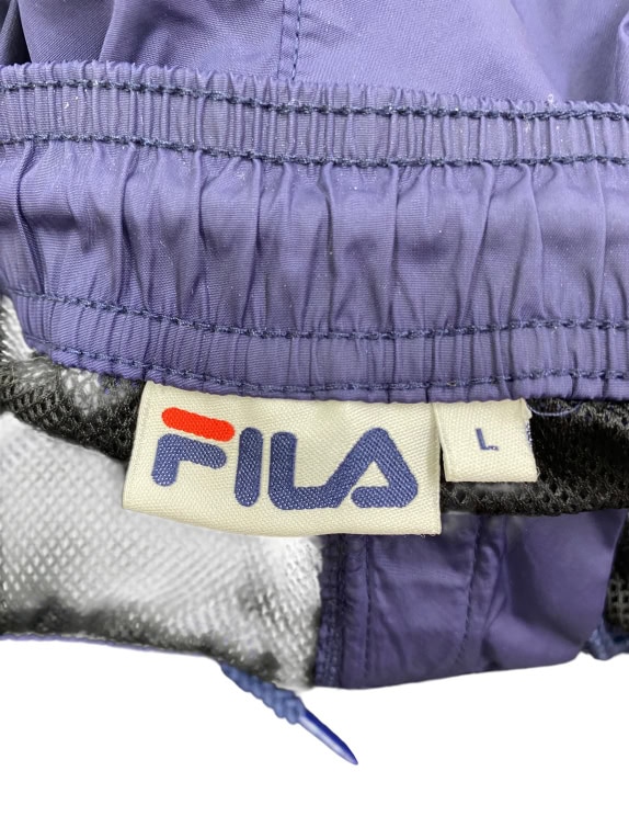 FILA ΣΟΡΤΣ ΜΑΓΙΟ VINTAGE NYLON ΜΕ LOGO PATCH ΜΠΛΕ ΣΚΟΥΡΟ ΑΝΔΡΙΚΟ L
