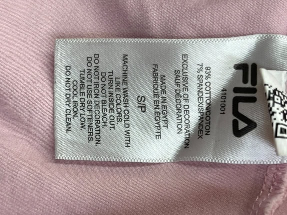 Fila Colorblock T-Shirt Pink / White / Black