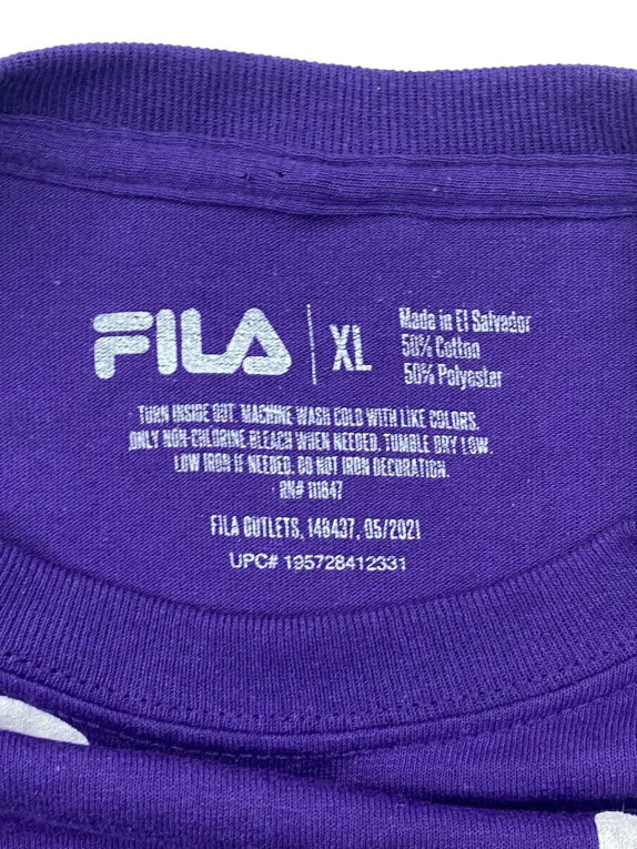 FILA T SHIRT GRAPHIC ΜΩΒ ΑΝΤΡΙΚΟ PRE OWNED XL
