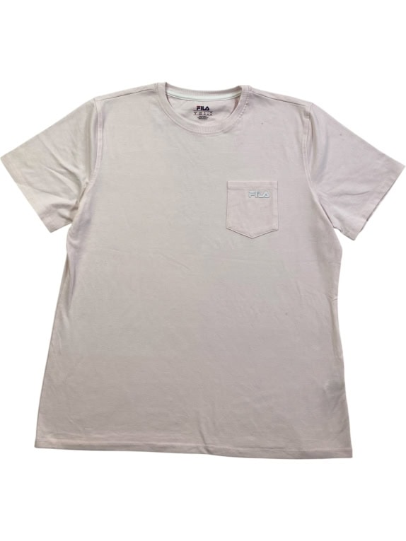 FILA T-SHIRT WITH POCKET AND LOGO LIGHT PINK UNISEX M