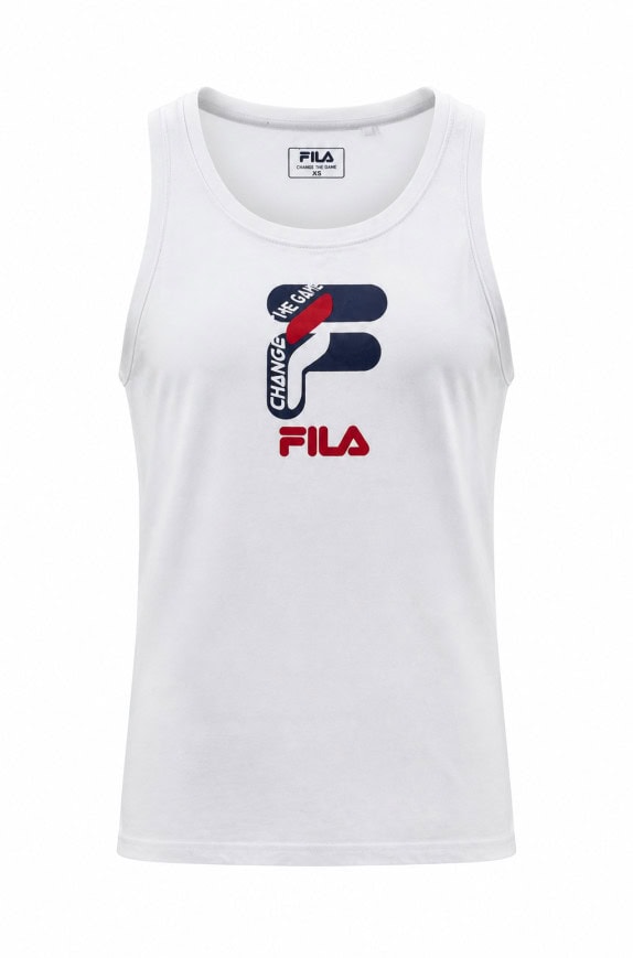 FILA TANK TOP MINIMAL OFF WHITE ΓΥΝΑΙΚΕΙΟ PRE OWNED S