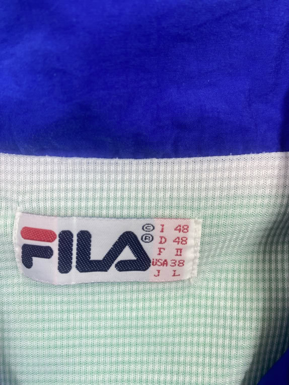 FILA VINTAGE ΣΕΤ ΜΕ ΛΟΓΟΤΥΠΟ ΜΠΛΕ-ΠΡΑΣΙΝΟ UNISEX L