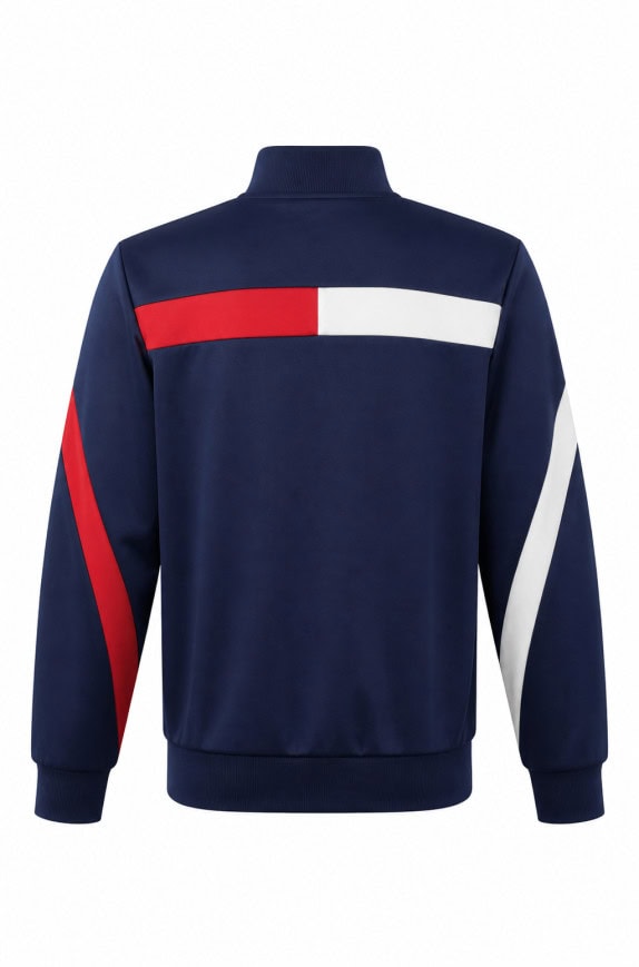 FILA GIACCA TRACK SPORTIVA BLU NAVY UOMO PRE OWNED L