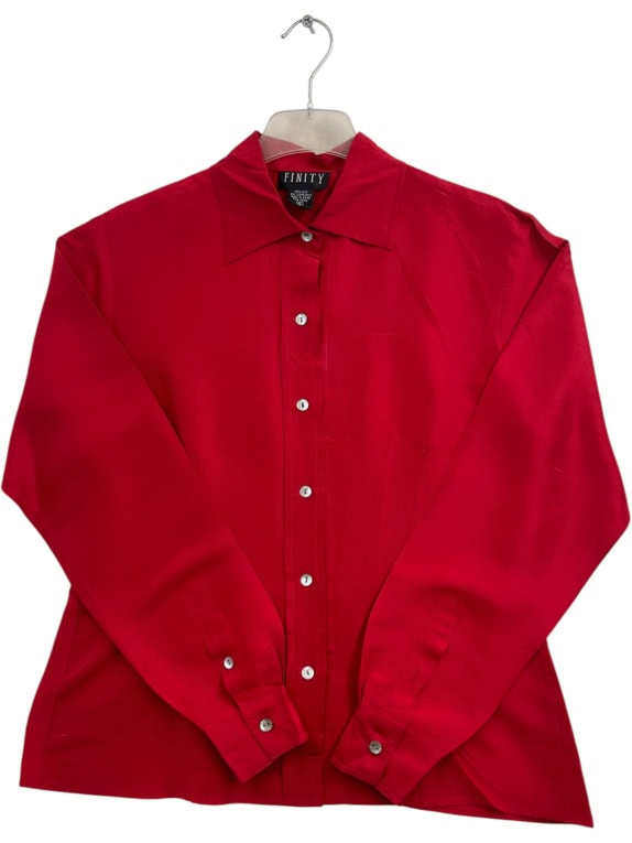 FINITY SHIRT MINIMAL RED WOMEN PRE OWNED S
