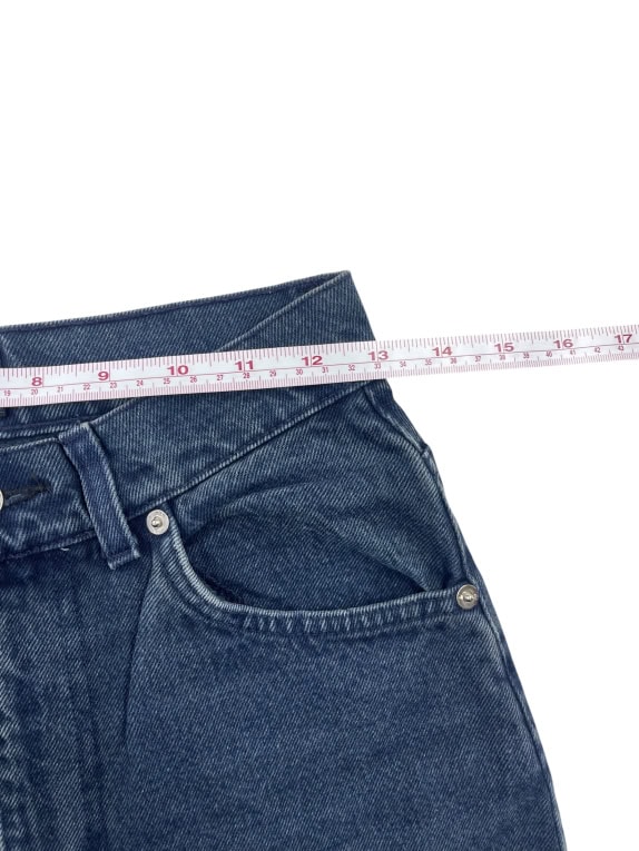 Fiorucci Jeans Denim Παντελόνι Vintage Logo Μπλε Γυναικείο XS