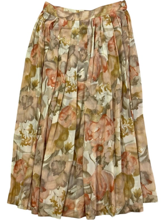 FLORAL ΦΟΥΣΤΑ MIDI RETRO ΠΟΛΥΧΡΩΜΗ ΓΥΝΑΙΚΕΙΑ XS