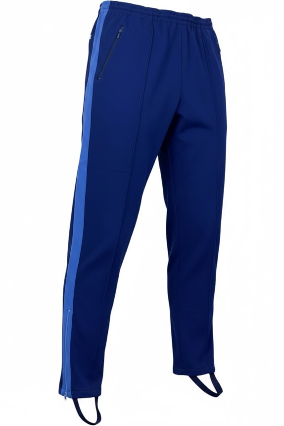 FORMAT TRACK PANTS VINTAGE BLUE UNISEX PRE OWNED L