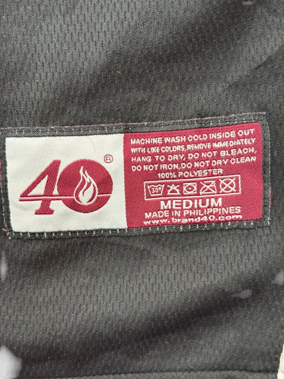 FORTY ΜΠΑΣΚΕΤΙΚΗ ΦΑΝΕΛΑ SPORTSWEAR ΜΑΥΡΗ ΑΝΤΡΙΚΟ PRE OWNED M