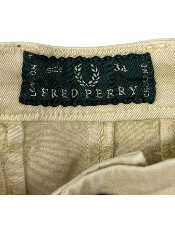 FRED PERRY Pantaloni Chino da uomo Beige
