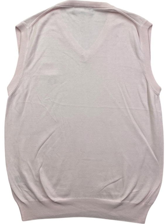 Fred Perry Knit Vest Classic Laurel Logo Ροζ Ανοιχτό Ανδρικό M