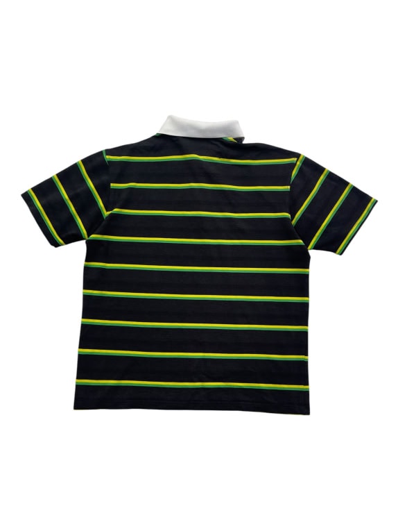 FRED PERRY ΜΠΛΟΥΖΑ POLO STRIPED LOGO ΜΑΥΡΟ UNISEX L