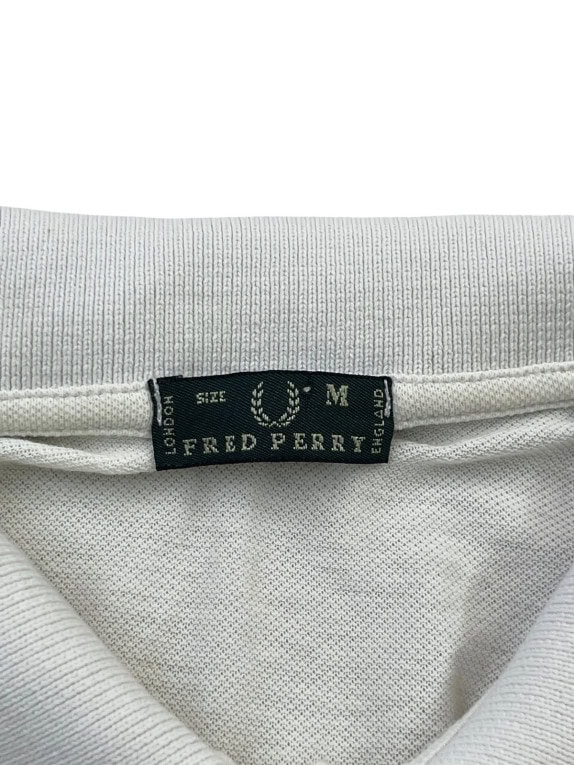 FRED PERRY POLO CLASSICA GRIGIO CHIARO UOMO PRE OWNED M