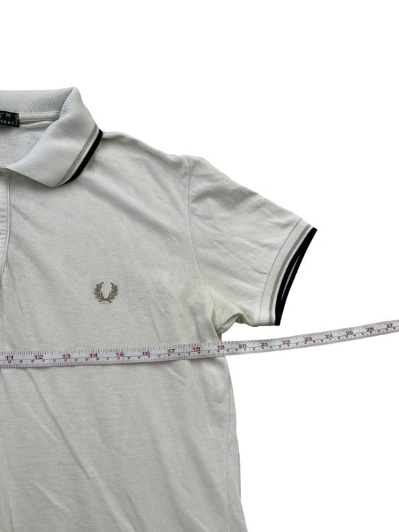 FRED PERRY POLO CLASSICA GRIGIO CHIARO UOMO PRE OWNED M