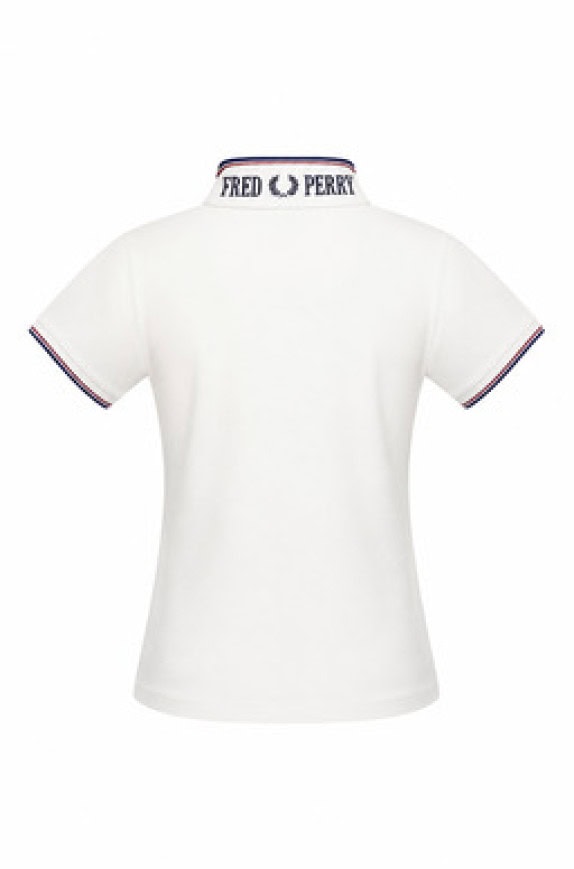 FRED PERRY POLO SHIRT CLASSIC WHITE ΑΝΤΡΙΚΟ PRE OWNED XS